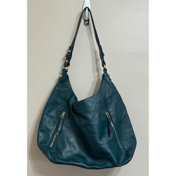 Ora‎ Delphine - Green Leather Sachel - Picture 8 of 8